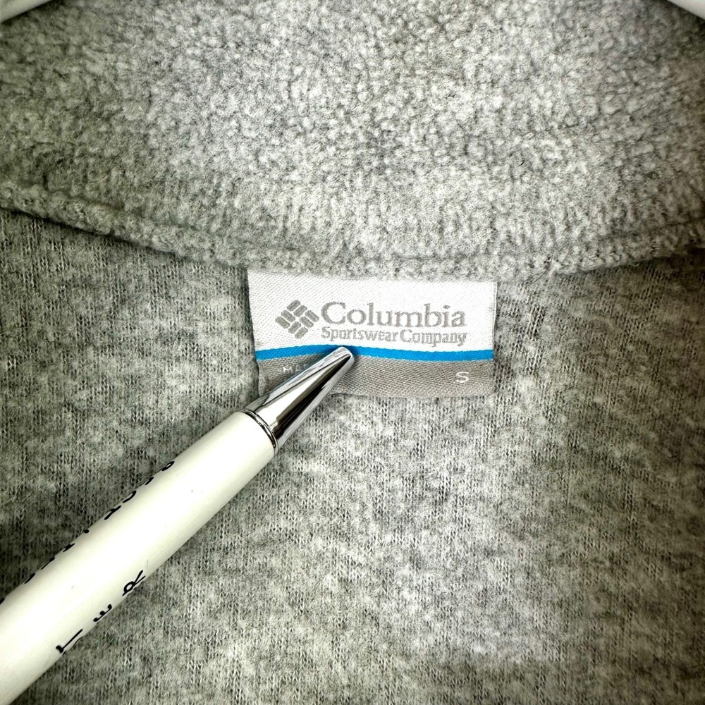 Columbia Bento Springs Full Zip Fleece Jacket Women's S Mock Neck Heather Gray - Picture 4 of 8